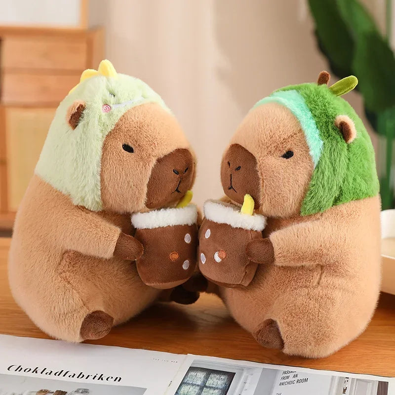 Capybara Plush Toy with Decoration